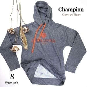 New Champion Clemson Tigers Gray Hoodie Sz S